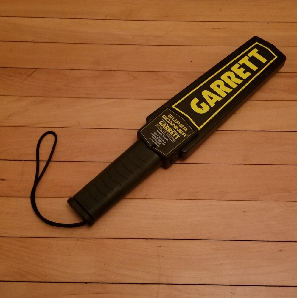 Garrett Super Scanner Security Wand Metal Detector